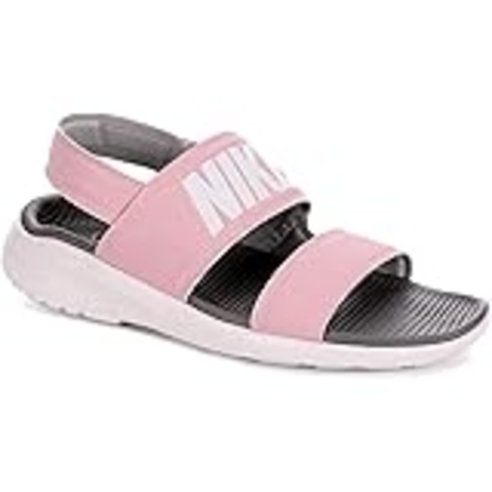 New Nike Women's Tanjun Sandal Alphabet Sports Sandals Pink Size 7 - Picture 5 of 6